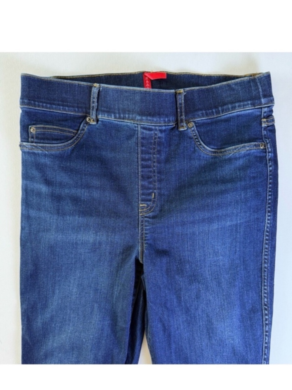 SPANX Jeggings Blue Jean High Rise Skinny Size M